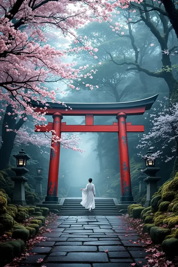 古老神社高清封面