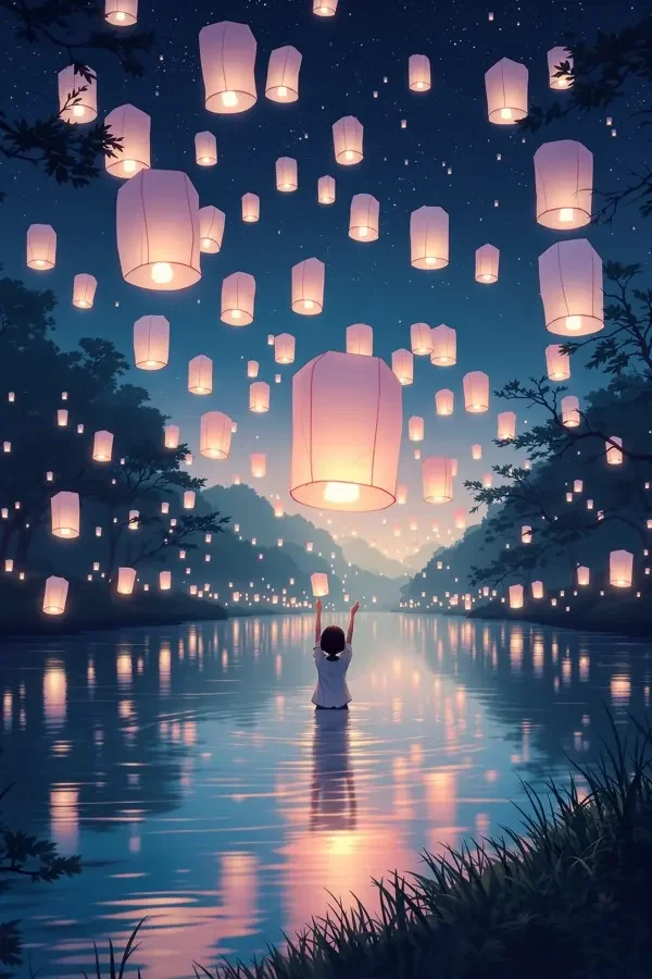 河灯高清封面