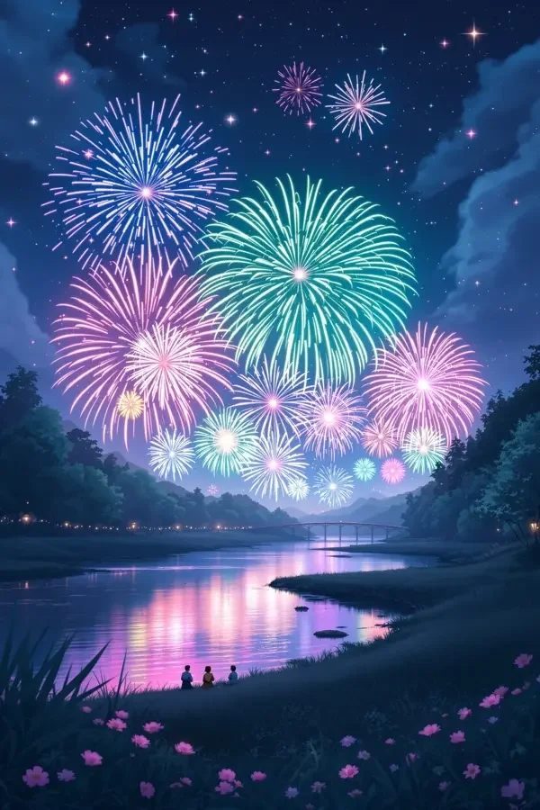 静谧花火高清封面